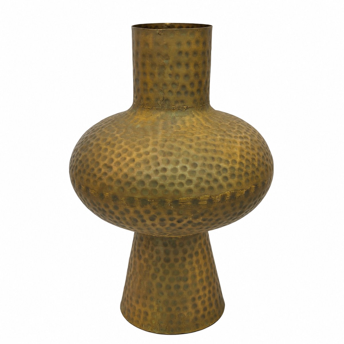 SENSE, Decoratieve Metalen Vaas – Vaas voor Vensterbank – Modern Landelijk Chic