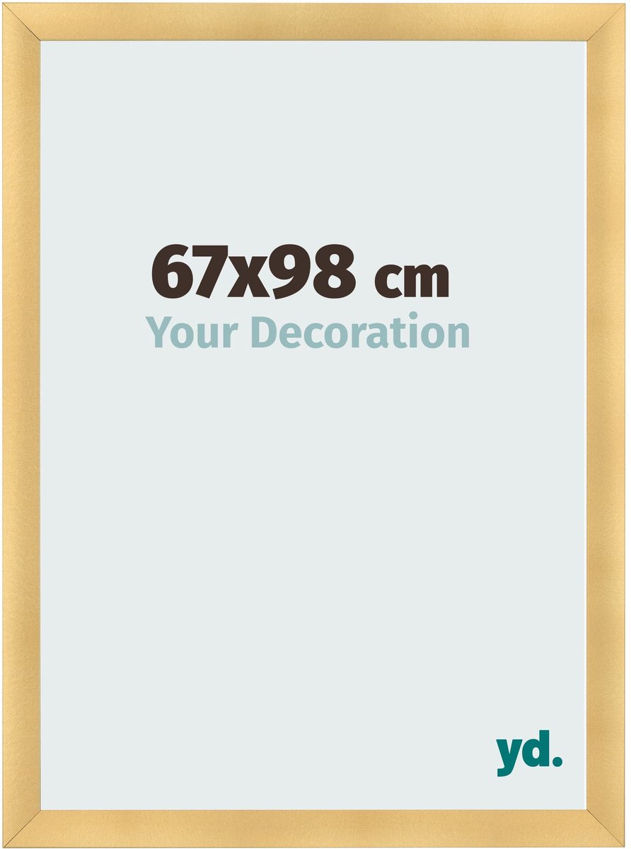 yd. Your Decoration - Fotolijst 67x98 cm - MDF - Goud Mat - Pisa