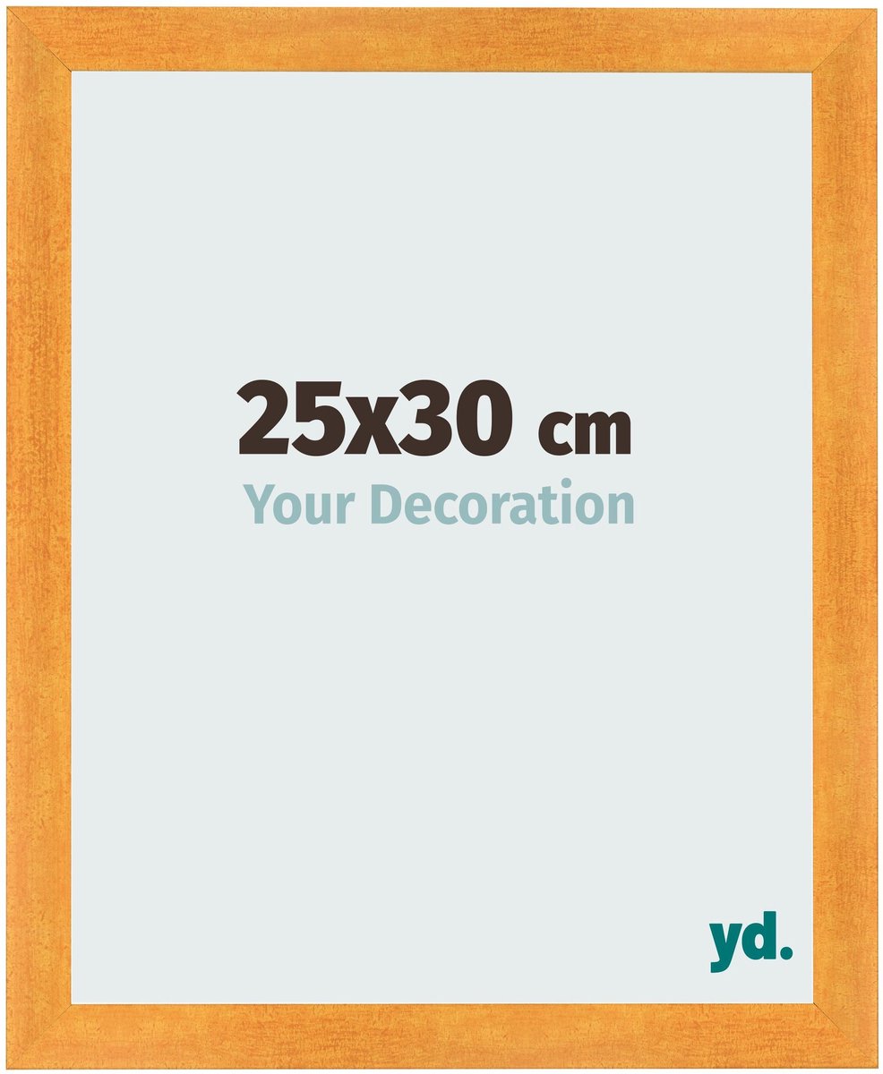 yd. Your Decoration - Fotolijst 25x30 cm - MDF - Oranje - Pisa
