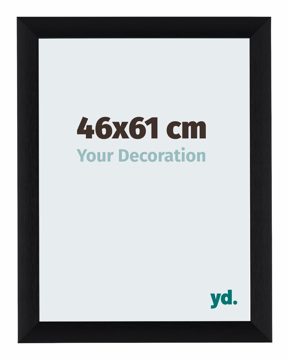 yd. Your Decoration - Fotolijst 46x61 cm - Aluminium - Zwart Geborsteld - Tucson