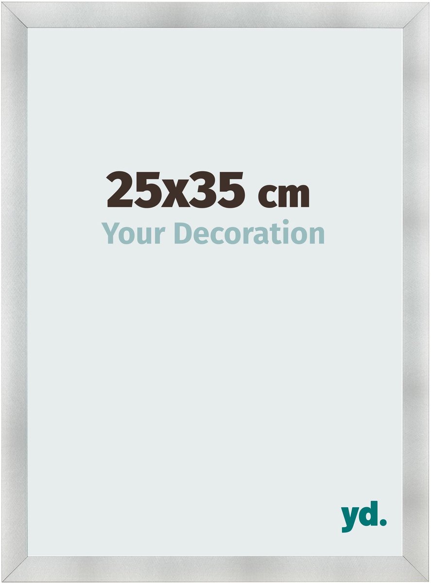 yd. Your Decoration - Fotolijst 25x35 cm - MDF - Aluminium Geborsteld - Pisa