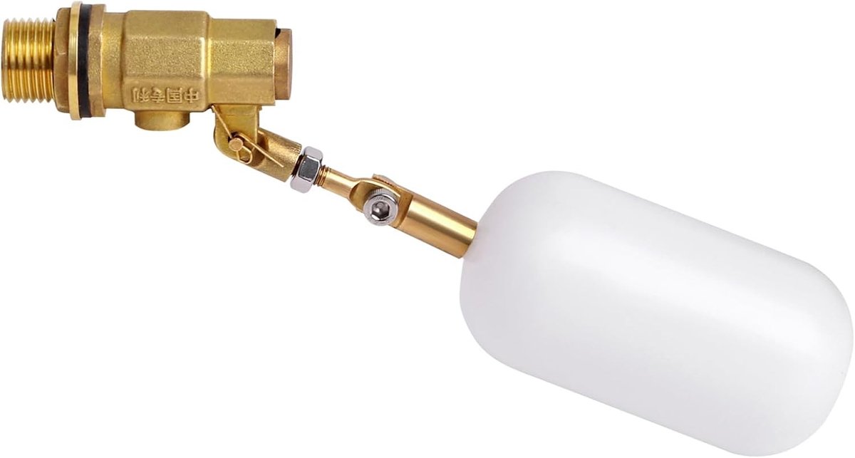 Verstelbare 1/2 Inch Messing Drijverklep voor Waterreservoirs, Dierenwatertanks en Vijvers, Ideaal voor Aquariums en Tuinbewatering