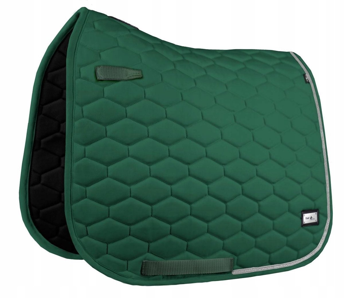 Fair Play Hexagon Crystal Zadeldek Full Groen - Elegant & Comfortabel