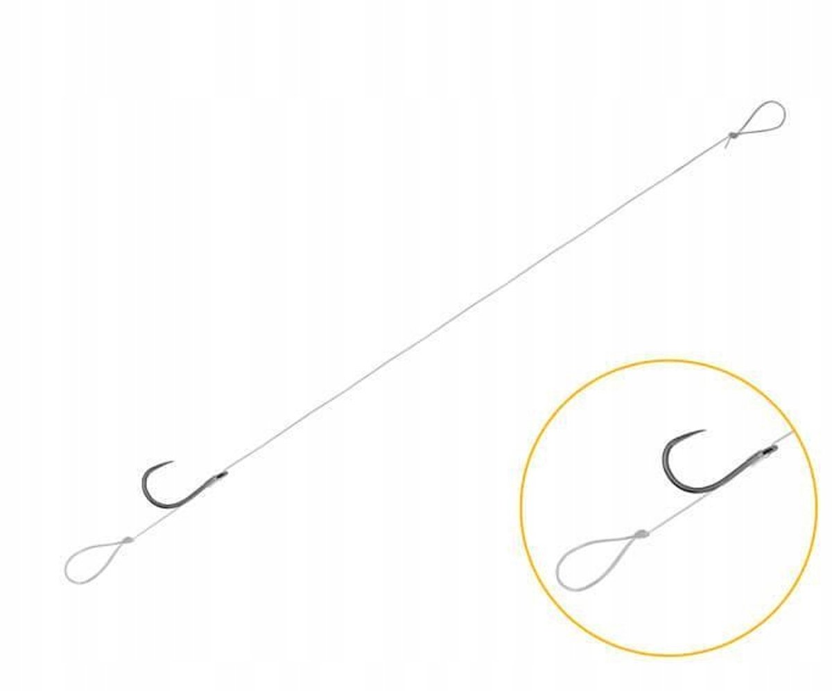 Delphin FLR Loop Feederhaak met Luizen - 8cm - Maat 8 - 6 stuks