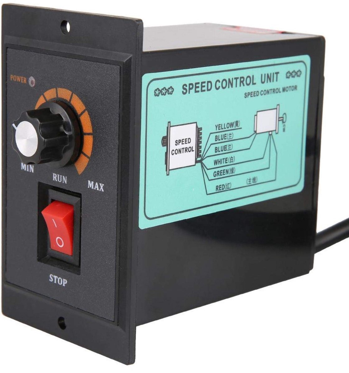 Forward and Reverse Control Motor Speed Controller AC 220V Motor Speed Controller Motor Numerical Control(400W) - ShopVlot