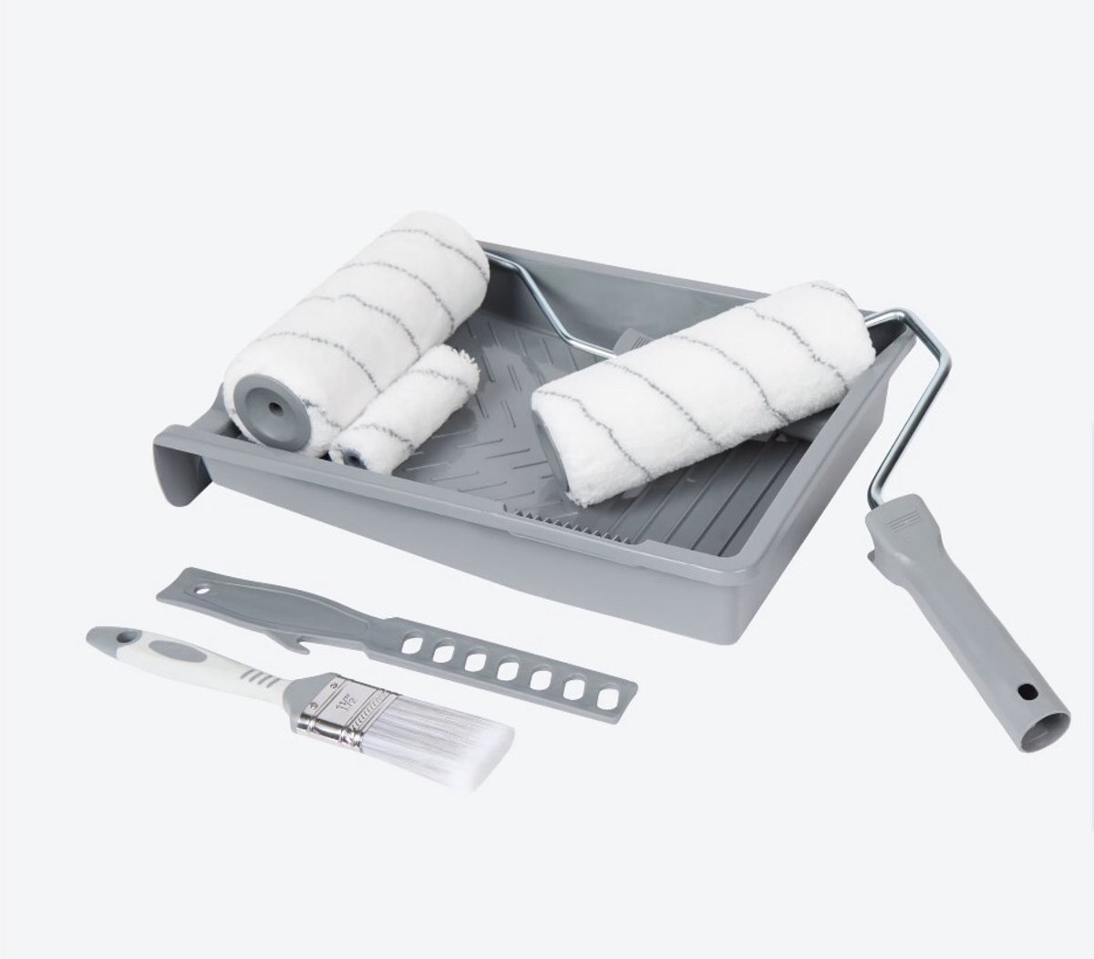 8-Delige Verfset – Compleet Verfpakket met Verfbak, Rollers en Kwast