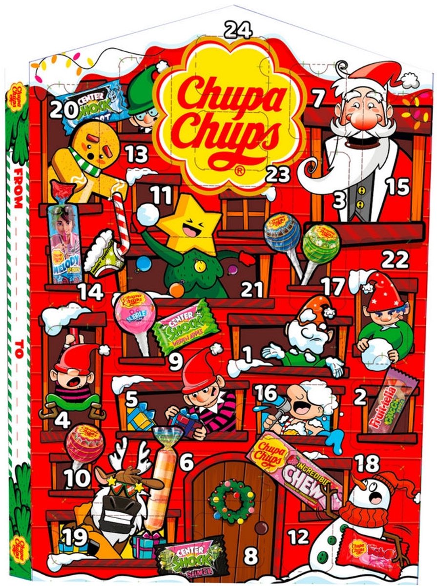Chupa Chups - Adventskalender - 12 x 225 gram