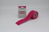 Skinestics Sport tape – Fysio tape – Kleur Roze – nu 20% langer, 600 cm lang bij 5 cm breed, 170% rekbaar gelijk aan menselijke huid, standaard voorzien van extra sterke lijm, katoen, voor het hele lichaam, spier ondersteuning