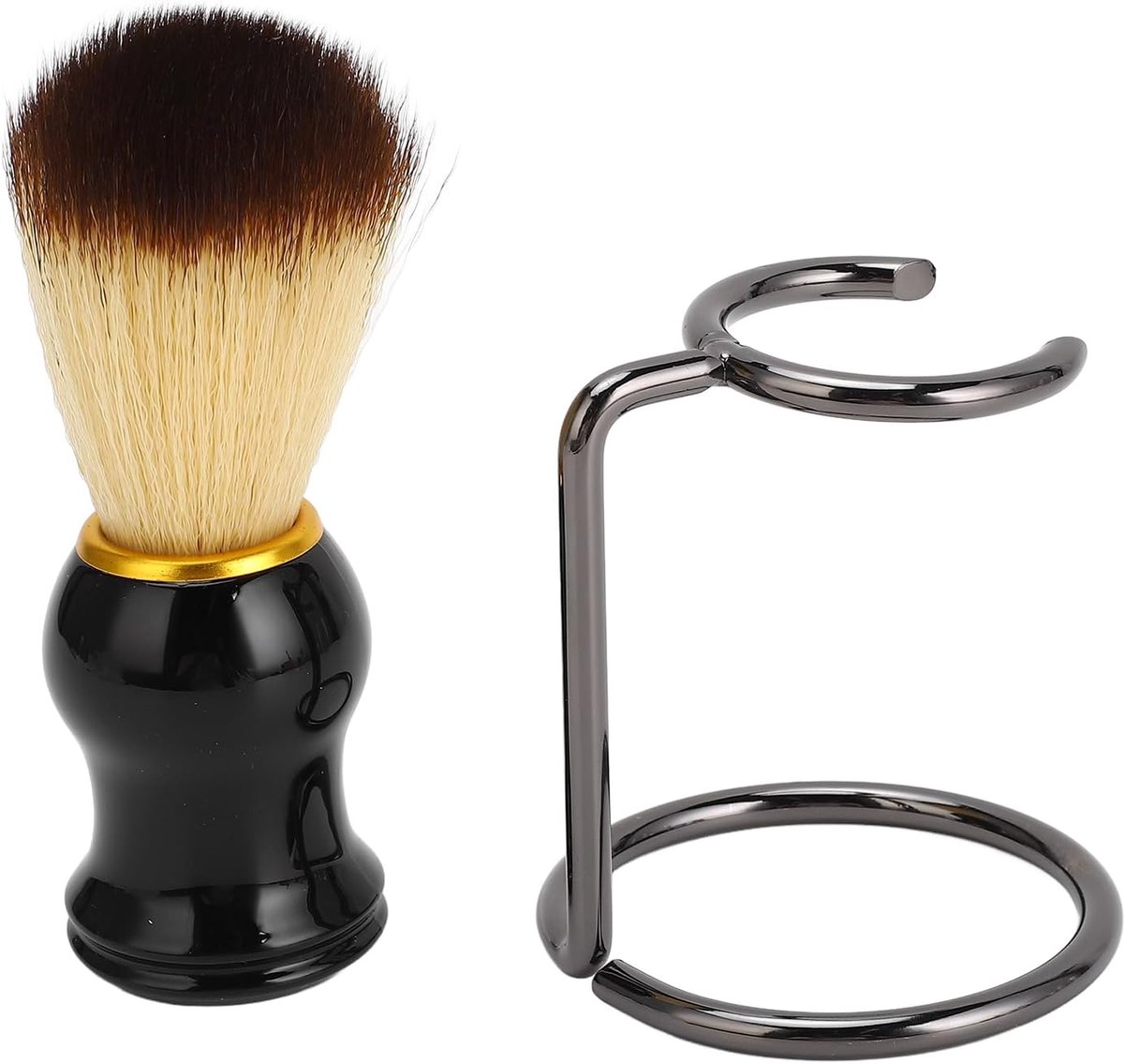 Dailygoods- Scheerkwast met houder - Scheerkwast set - Scheerzeep voor mannen - Scheerkom - Baardborstel - Heren scheeraccessoires - Scheerborstel