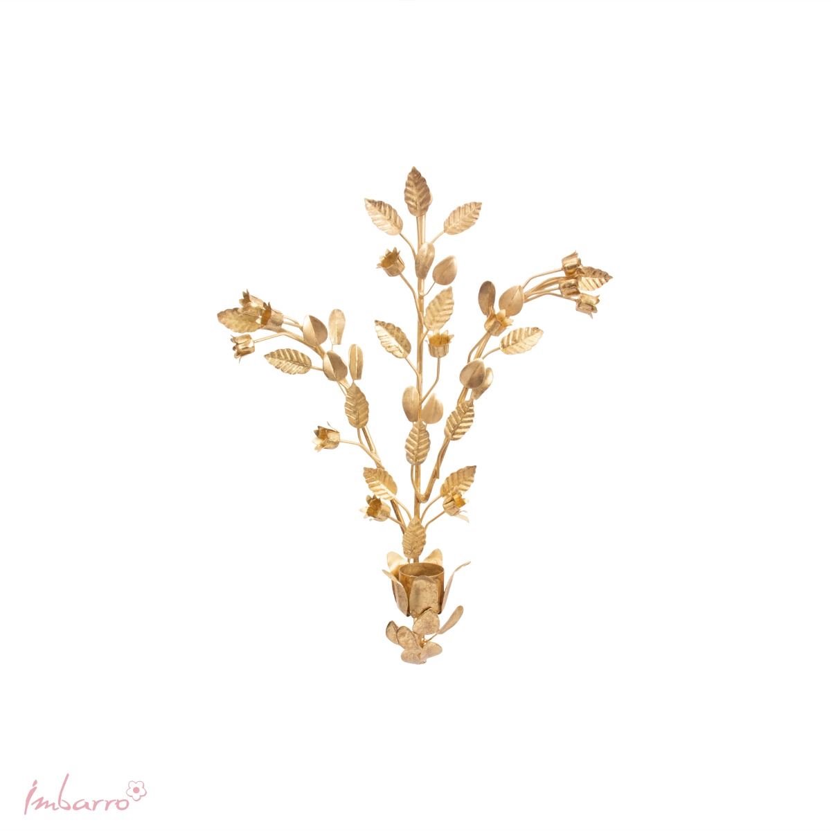 Imbarro Home & Fashion - Kandelaar Leonie L - Goud - L:23.50 W:10 H:28 cm
