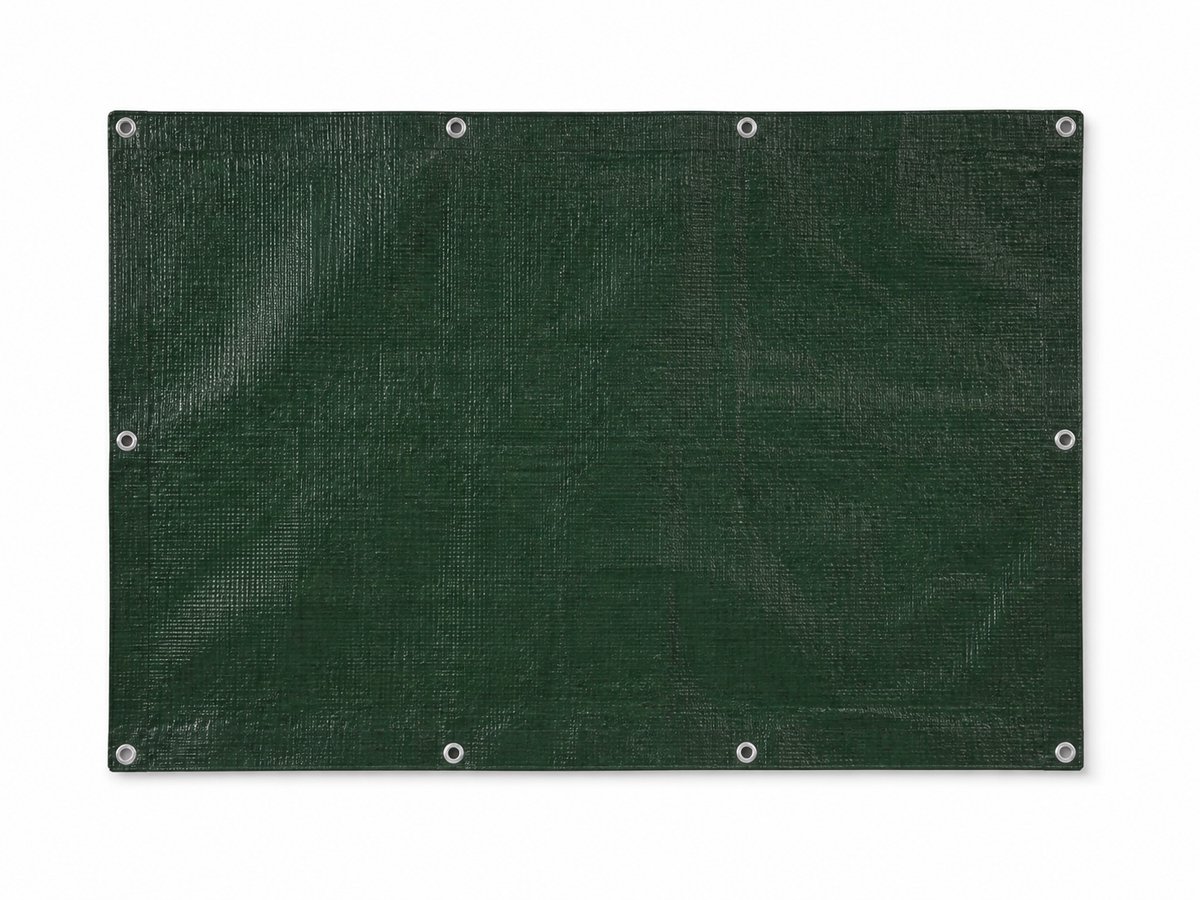 Dekzeil groen 2 x 3 meter - PE - 70 GSM - Met aluminium ogen