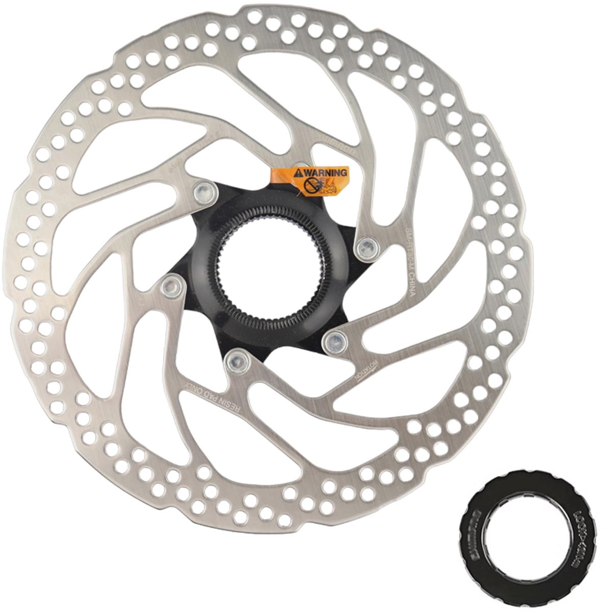 180 mm center lock schijfrem voor fietsen,compatibel met Shimano SM-RT30 - ShopVlot