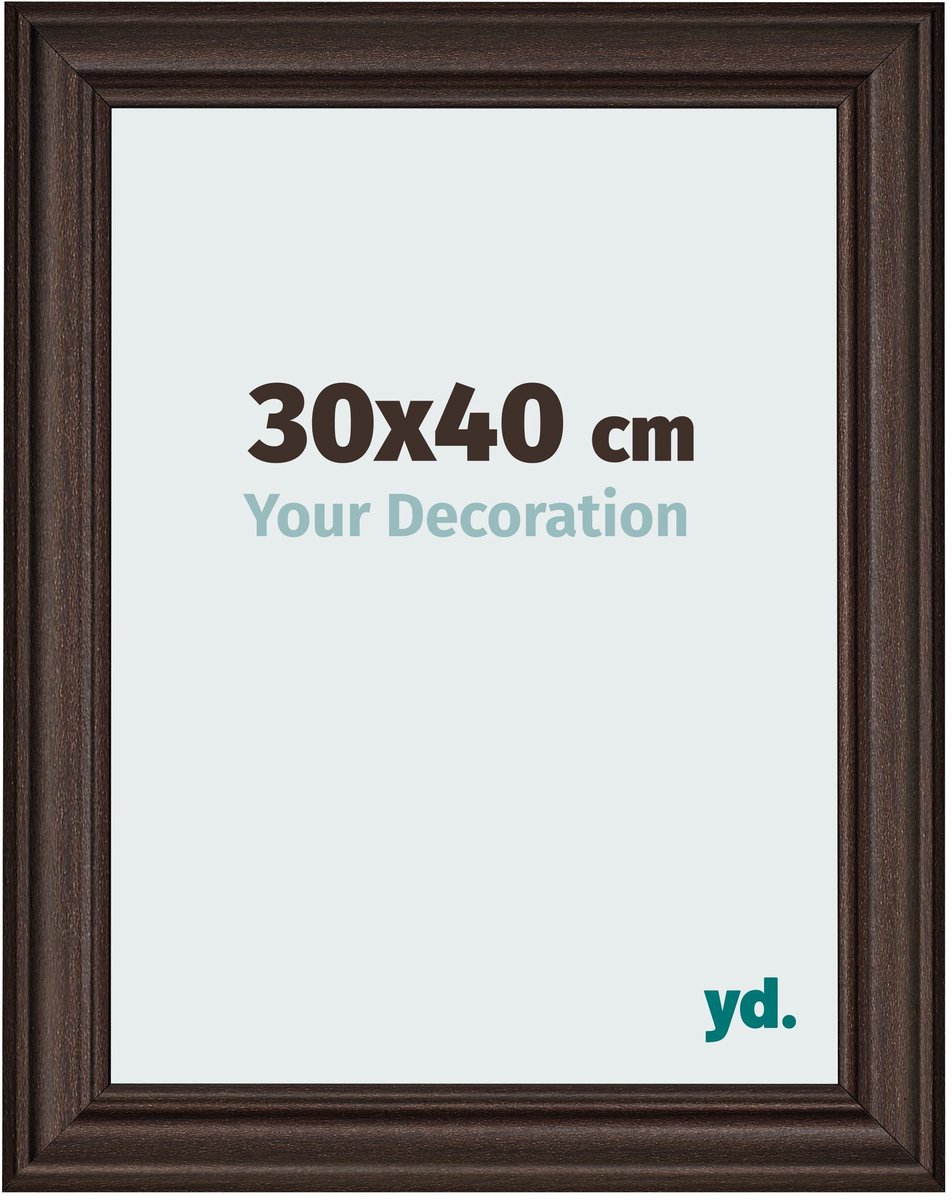 yd. Your Decoration - Fotolijst 30x40 cm - MDF - Eiken Donker - Lazio