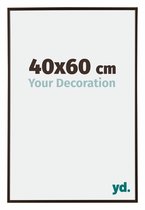 Your Decoration - Fotolijst 40x60 cm - Kunststof - Antraciet - Evry