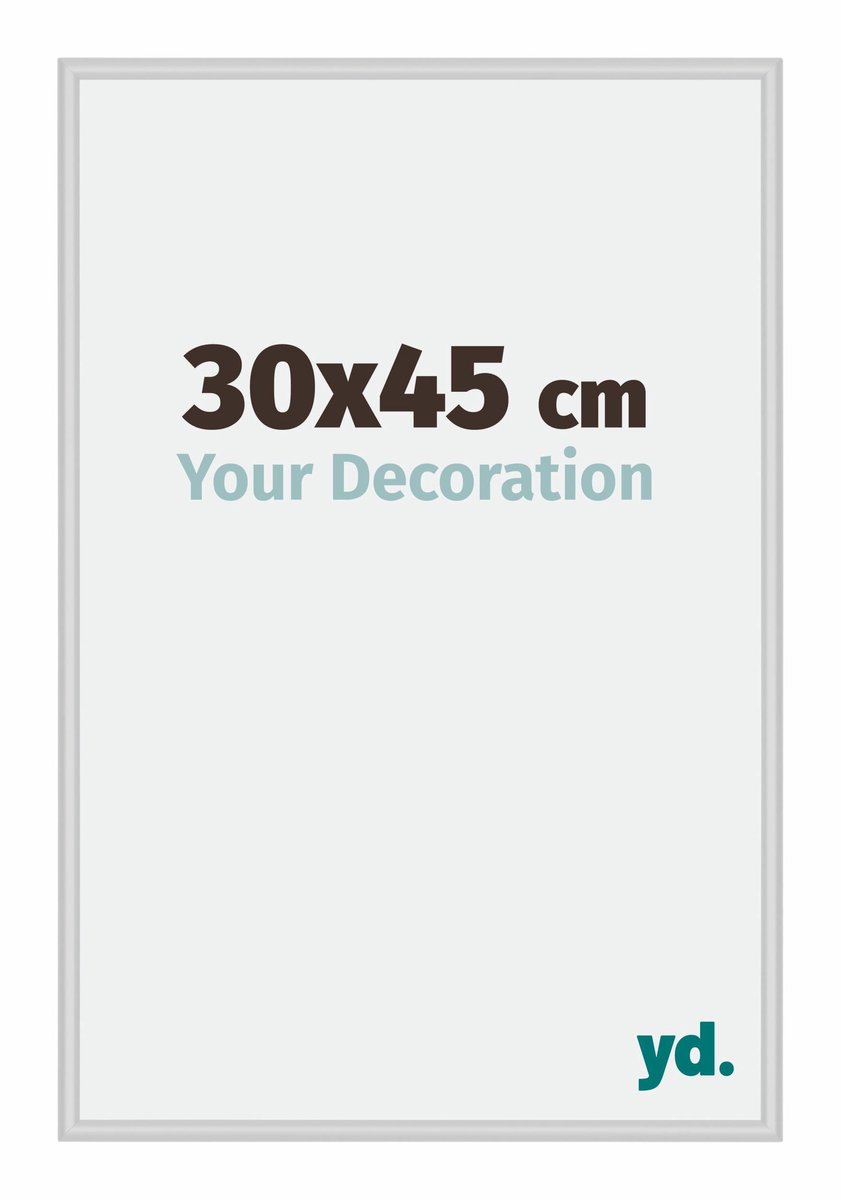 yd. Your Decoration - Fotolijst 30x45 cm - Aluminium - Zilver Mat - Miami
