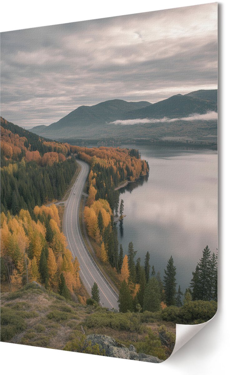 Coloray Polycanvas Wandposter - Exotische Sfeer, Fotografie - A3 - Beige Decoratie - Rechthoek - Interieurdecoratie - Woonkamer, Slaapkamer, Kantoor - Minimalist