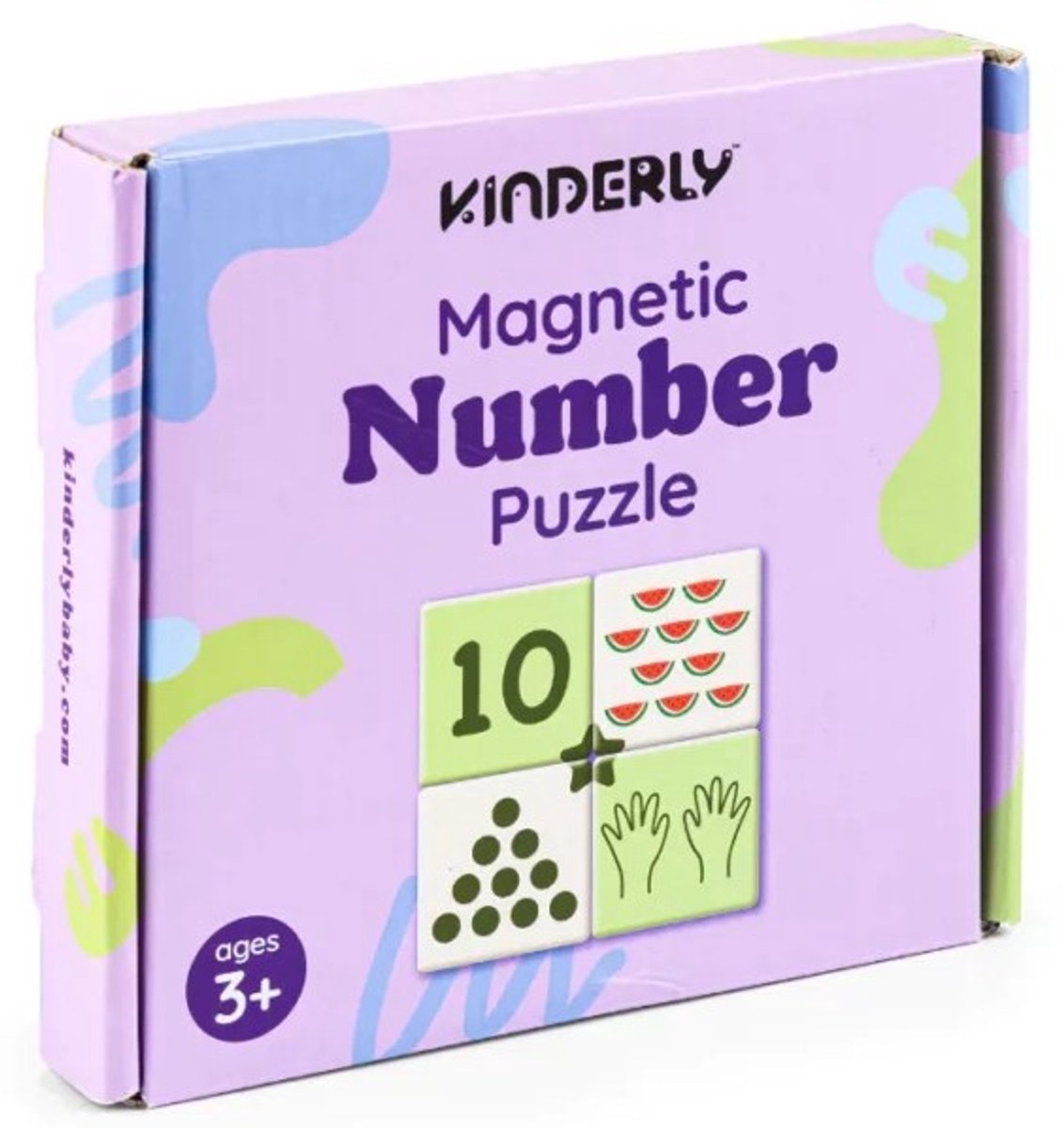 Kinderly Magnetische Nummerpuzzel Educatief Speelgoed (40 stukjes)
