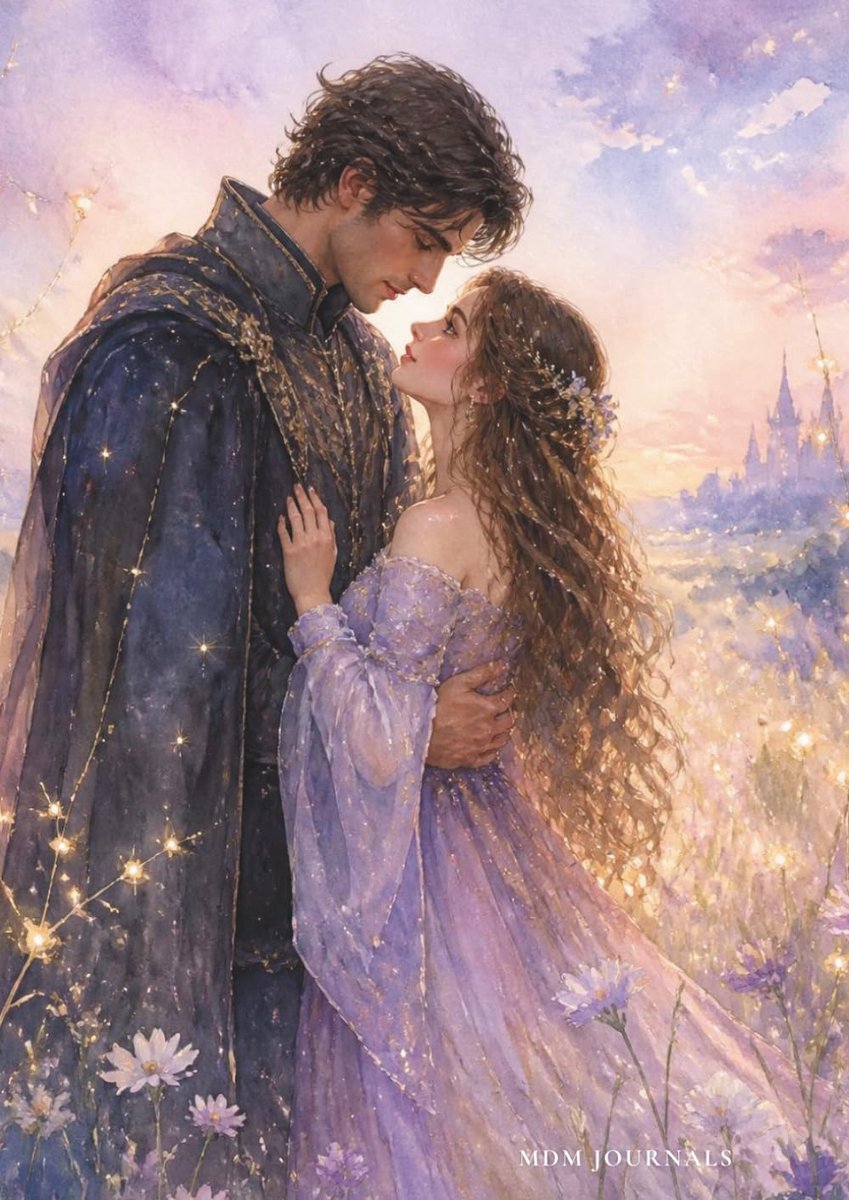 Enchanted Hearts Notebook: A Fantasy Romance Journal, 300 Lined Pages, A4 Size (8.27" x 11.69") - ShopVlot