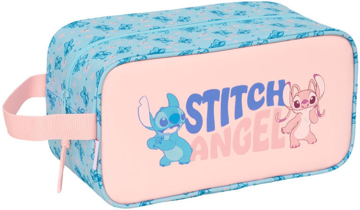 Disney Stitch & Angel XL toilettas – 29 x 14 x 15 cm