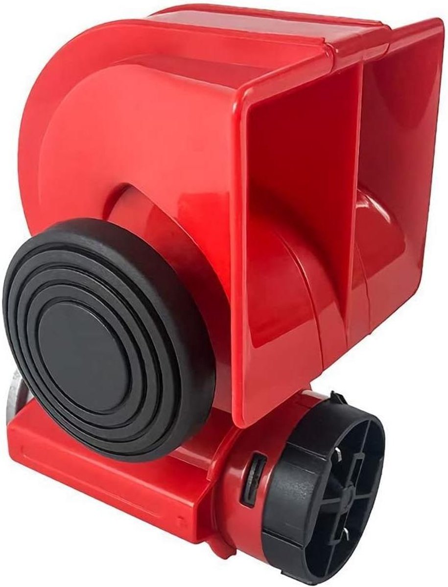 Lucht Hoorn - Compressor Fanfare - Voertuig Signaal - 150dB Super Luid - 12V - Zwart