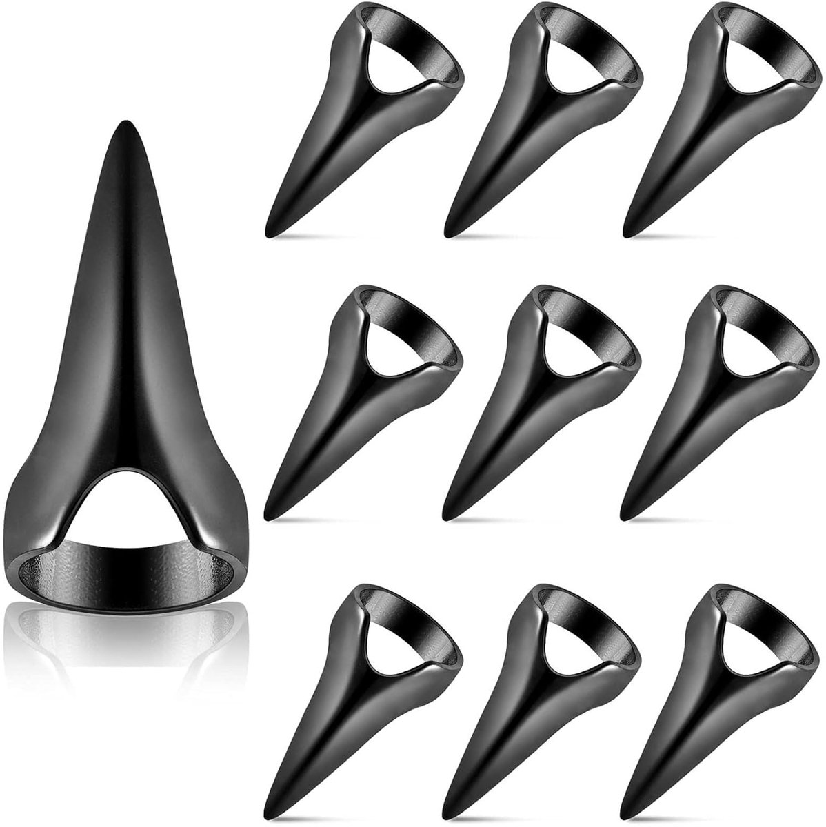 10 stuks metalen vingernagels steekvlecht gereedschap voor vlechten hulp - ShopVlot