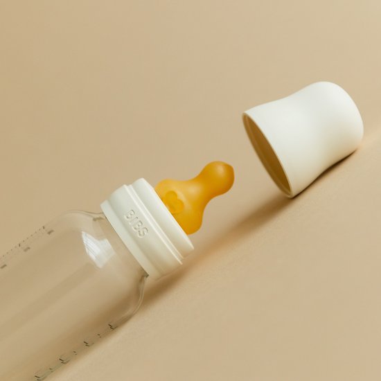 Bibs Fles - Medium Flow - 2 Stuks - 270 ml - Latex - Ivory van BIBS — afbeelding 5