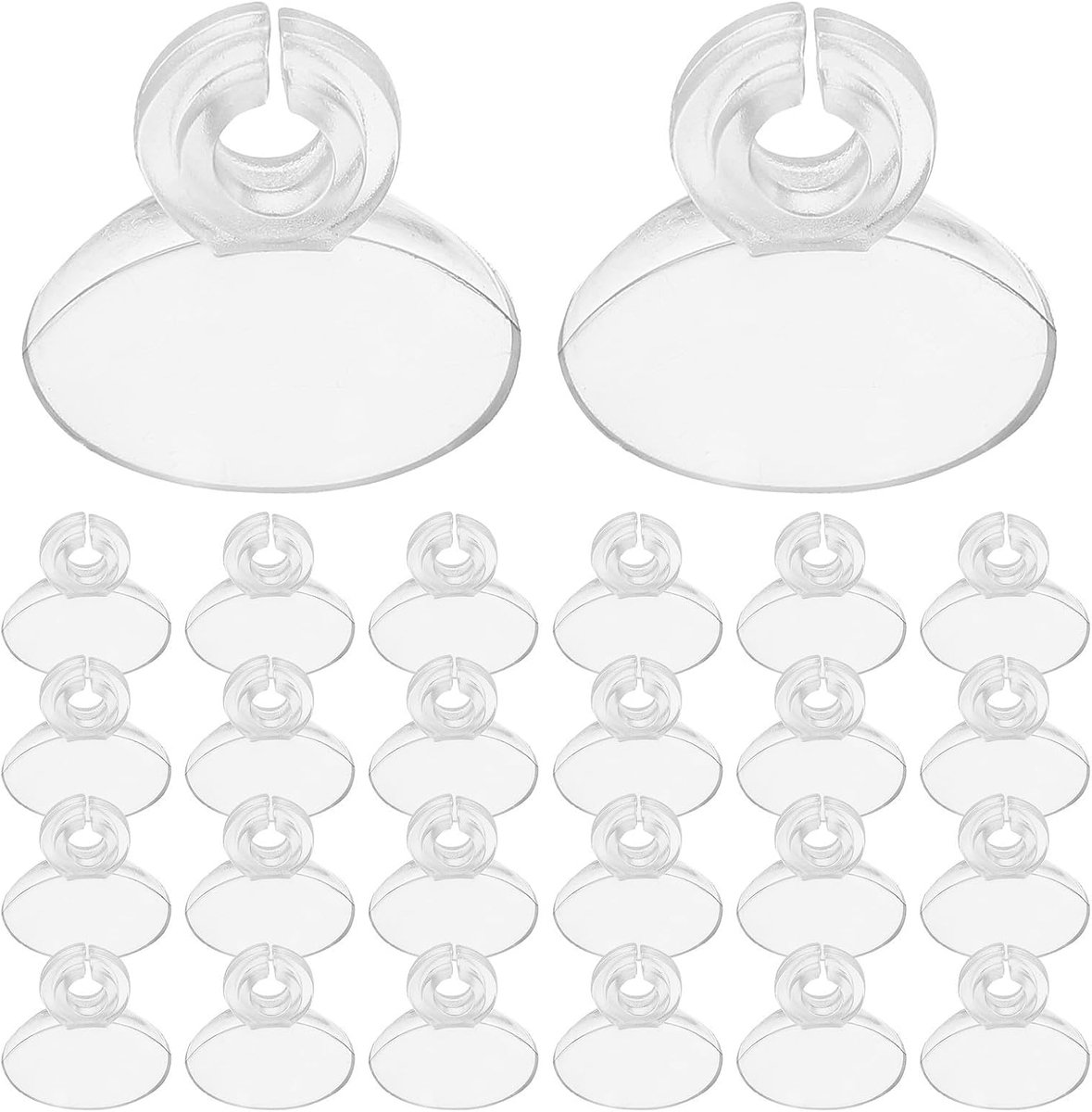 45 stuks- Zuignap voor aquarium- Aquarium zuignapclip - Zuignap Clips -Kunststof zuignappen -slanghouder voor aquarium-aquariumaccessoires- aquariumbenodigdheden-Geschikt voor verwarmingselementen, lampen en waterleidingen-6mm