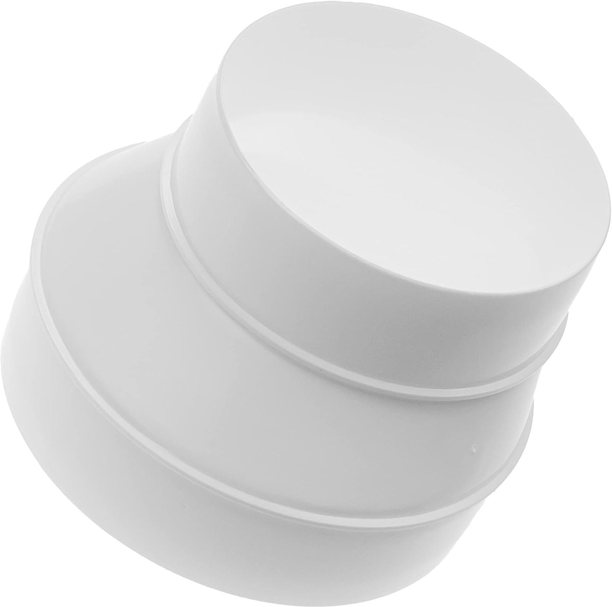 125 mm naar 100 mm kanaalverloopstuk, rond verloopkanaal, aanpassing buisverhoging van de reductie, pvc DWV (afvoer, afval en ontluchting) vermindering van de koppeling (kunststof, 12,5 tot 10 cm)