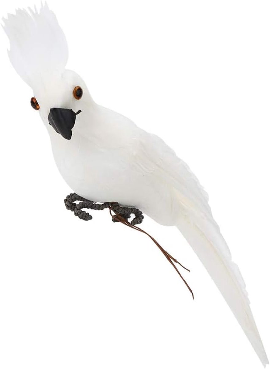 Papegaai Model, Levendige Kunstmatige Papegaai Decoratie met Veren, 11 inch, Schuim Materiaal, Nep Papegaaien Vogels Model voor Tuin, Huis, Boom Decoratie
