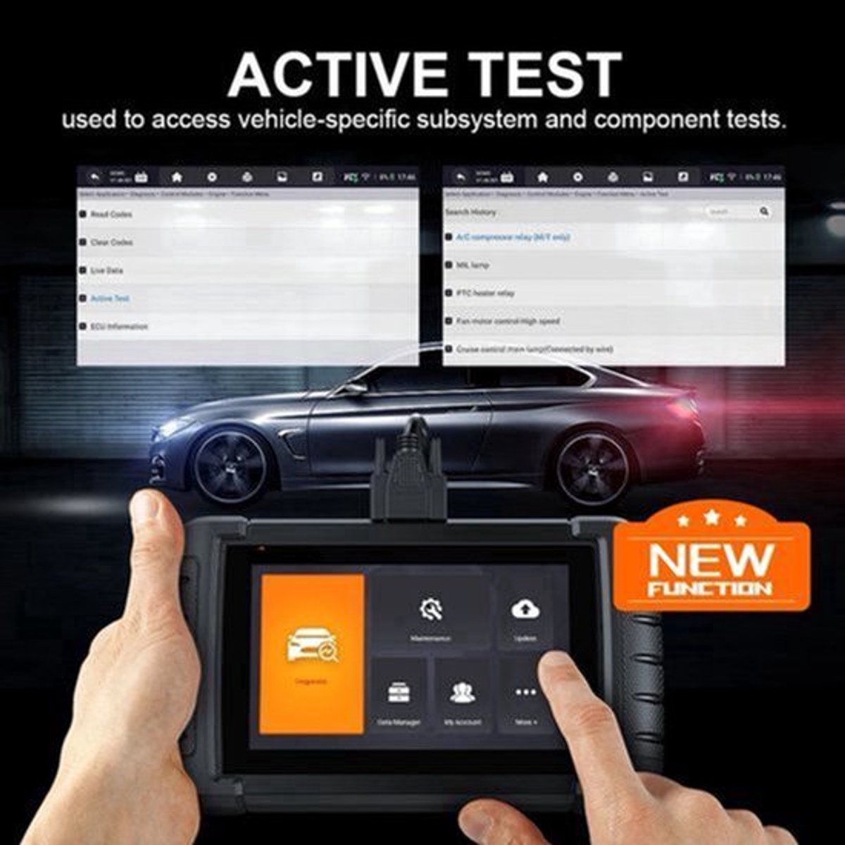 Diagnose- En Resetscanner – Auto Scanner – Foutcode Lezer – Storing Uitlezer – Systeemdiagnose – 7-Inch Scherm – WiFi Updates