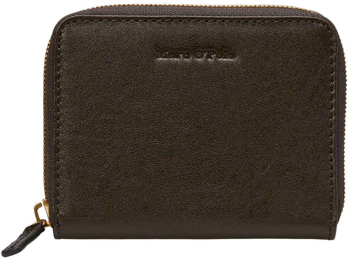 Marc O'Polo portemonnee Ellis Zip Wallet Burnt Coffee donkerbruin