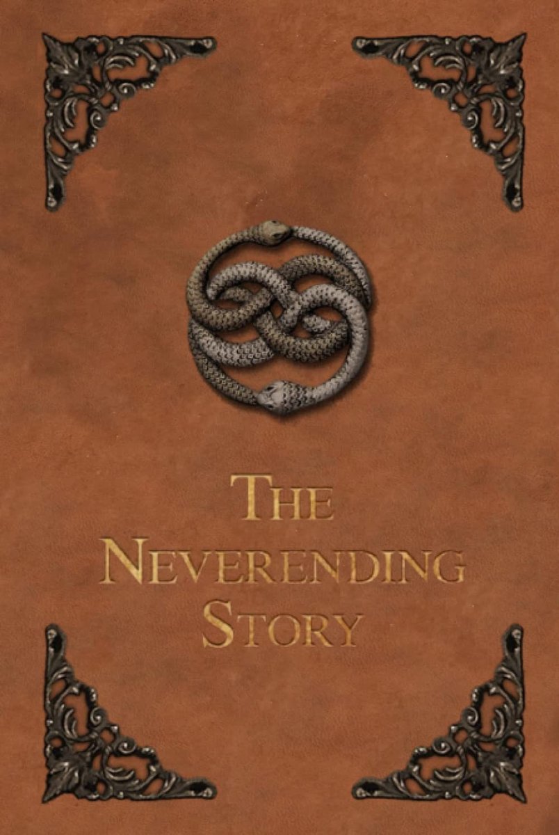 The Neverending Story Hardcover Blank Notebook: 110 pages, 6x9 inches - ShopVlot