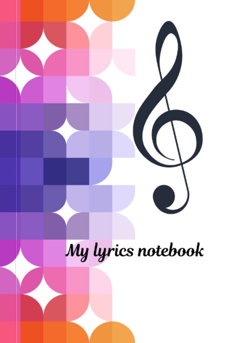 My lyrics notebook, lined notebook for music fans, songwriters.: This cute little notebook is perfect for any - ShopVlot