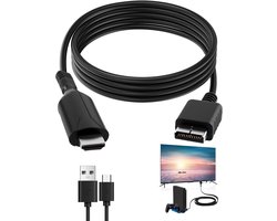carmdering - PS1 PS2 naar HD Converter 1080P – AV naar HD Adapter Retro Gaming Plug & Play