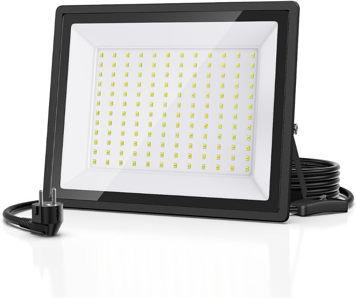 SP® Bouwlamp - LED Werklamp - Werklamp oplaadbaar - Zwart - 25cm x 20cm x 3cm