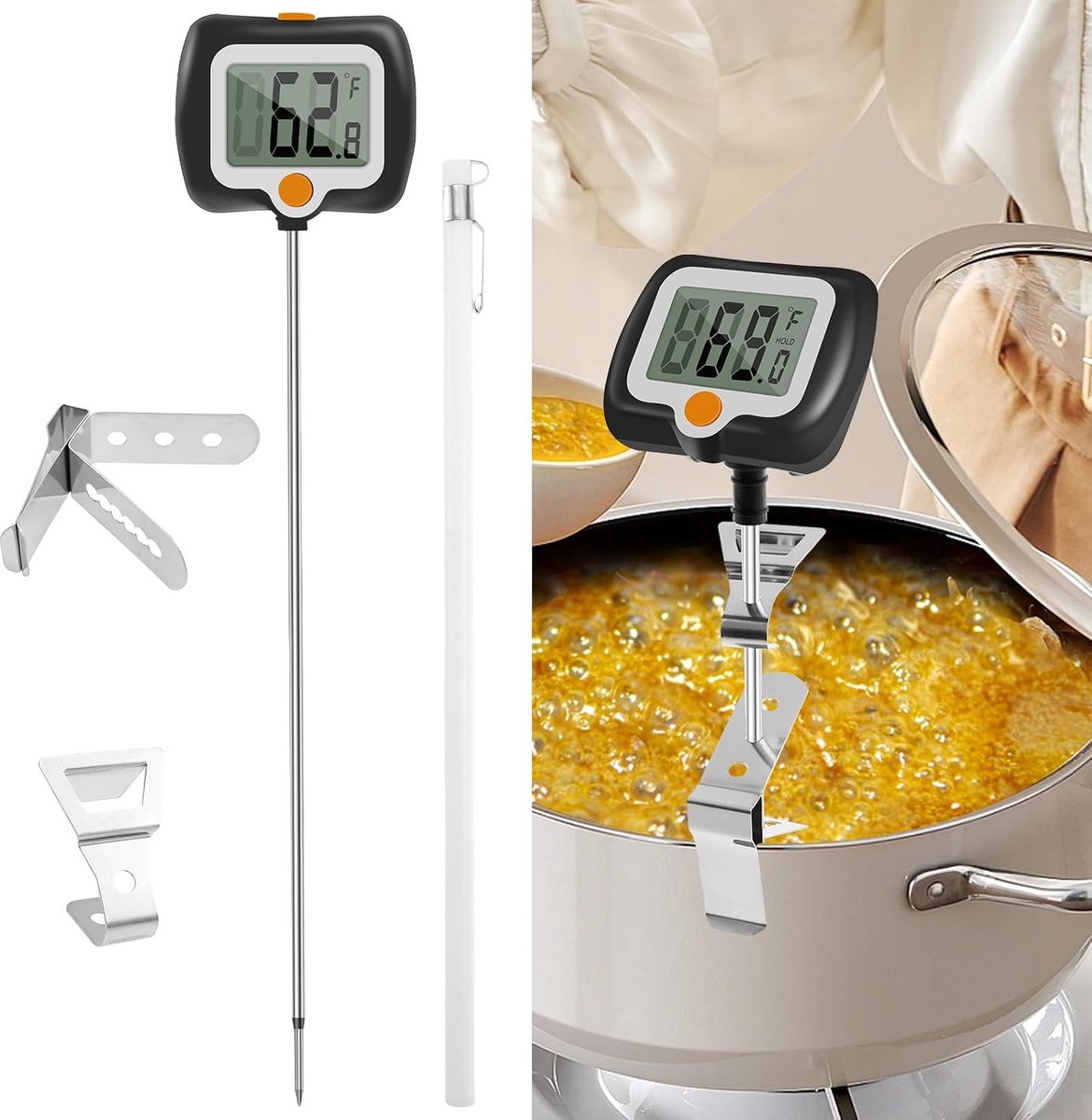 Vleesthermometer - Digitaal - Roestvrij