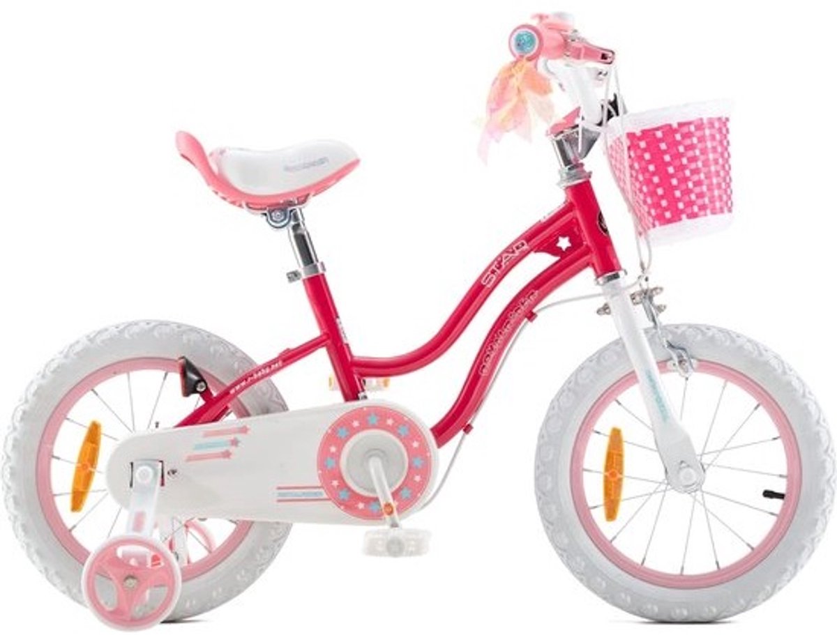 Meisjes Kinderfiets Stargirl 12 14 16 18 Inch Fiets voor 3-9 jaar Kinderfietsen Met zijwieltjesof fietsstandaard Kinderfiets