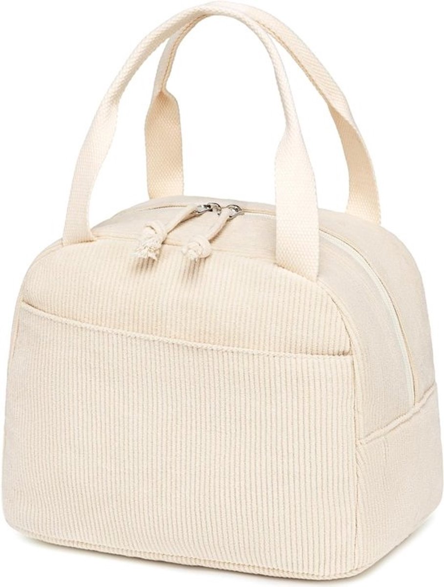 Isolerende Lunchbox voor Vrouwen, Herbruikbare Koeltas met Koord, Lekvrije Thermische Cooler, Grote Capaciteit en Handige Draagtas