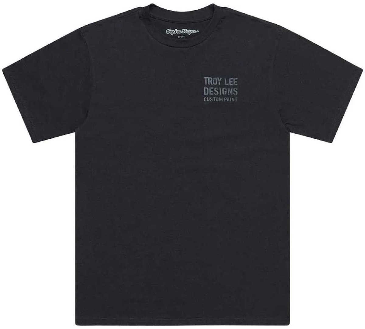 Troy Lee Designs Paint Carbon T-shirt Met Korte Mouwen Man Zwart