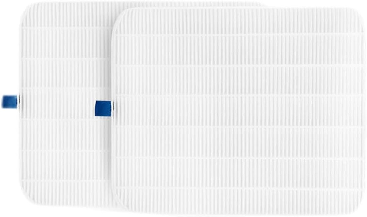 2 stuks herbruikbare filters voor professionele stofafzuiging voor nagels, wit (503-filters)