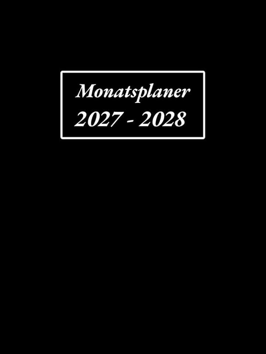 2 Jahres Kalender 2027 2028: Monatsplaner von Januar 2027 bis Dezember 2028 | 24 Monate Terminkalender mit Feiertagen | 1 Monat auf 2 Seiten - Format a4