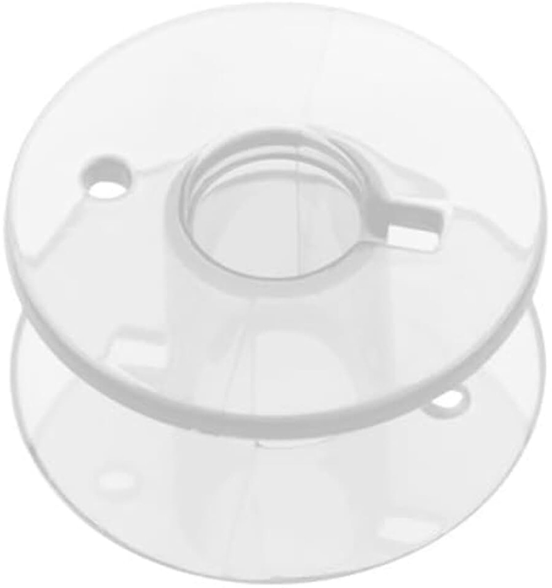50 Stuks Transparante Spoeltjes voor Naaimachine, Kunststof Vervangingsklossen voor Compatibele Huishoudelijke Modellen, Naaibenodigdheden voor Borduren en Kledingreparatie