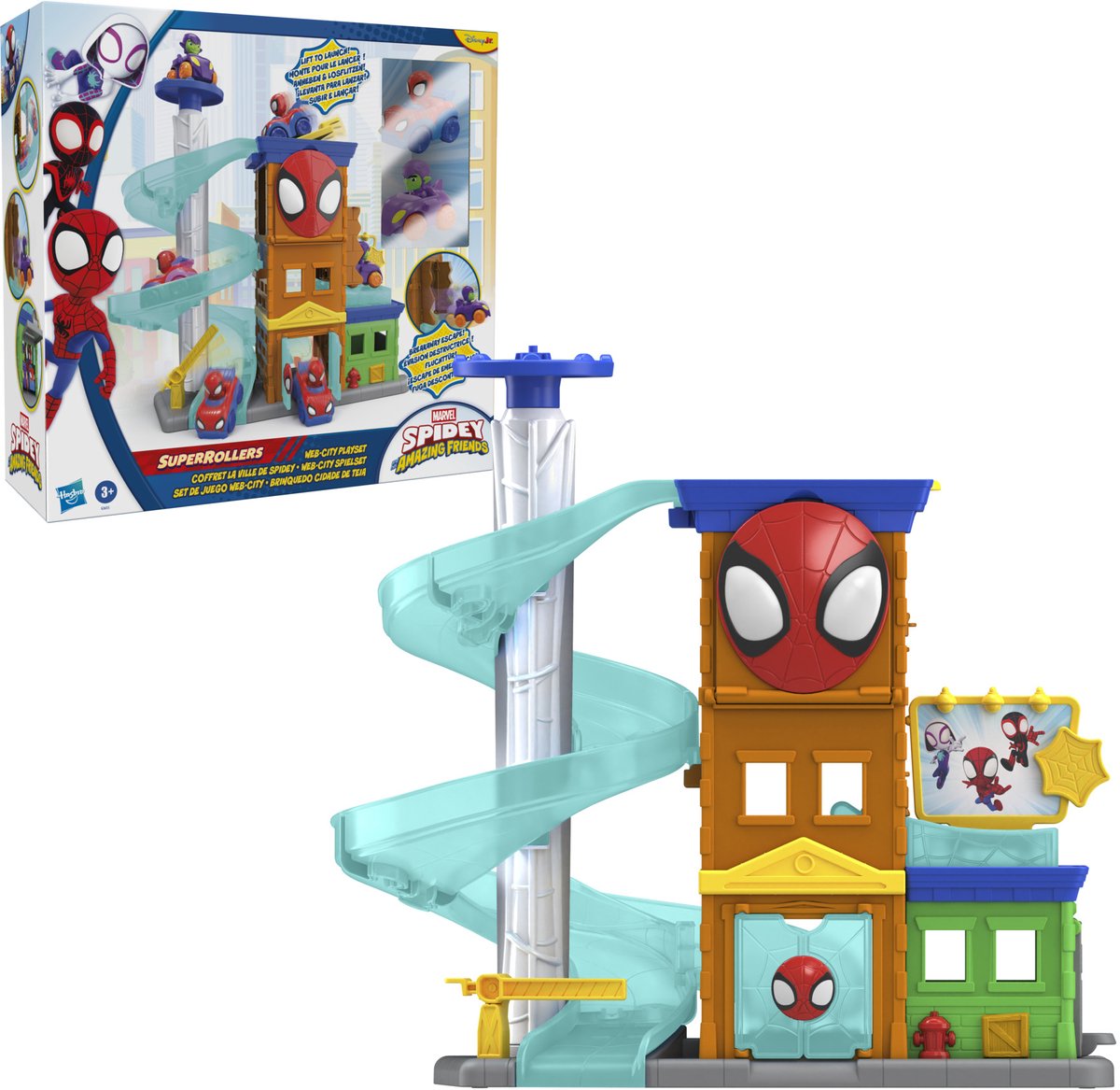 Marvel Spidey en zijn geweldige vriendjes SuperRollers Web-City - Speelset