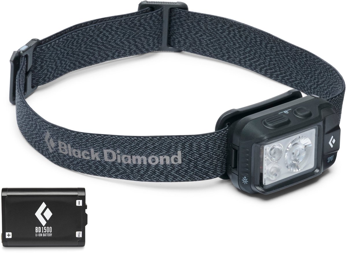 Black Diamond - Hoofdlamp - verlichting - Lumen -Spot 450 - DFR - battery included - Black NEW