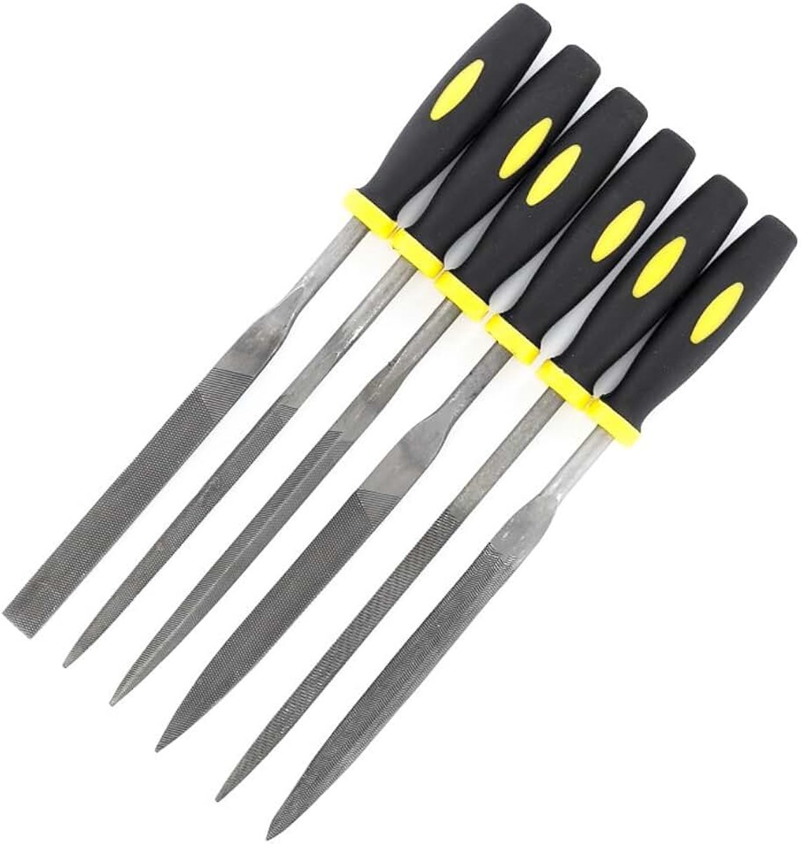 Pfl1006 sleutelvijlen SET – ZILVER (6-delig)