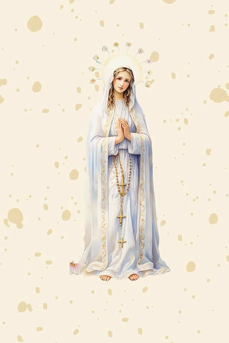 Senhora de Fátima: Caderno de Orações e Preces, Diário Religioso, Caderneta de Anotações Devocionais