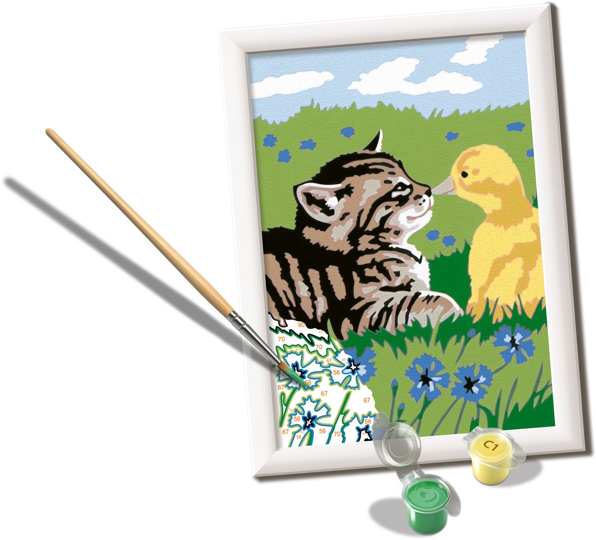 Ravensburger CreArt Animal Friendship - Schilderen op Nummer - Kids - Vanaf 9 Jaar