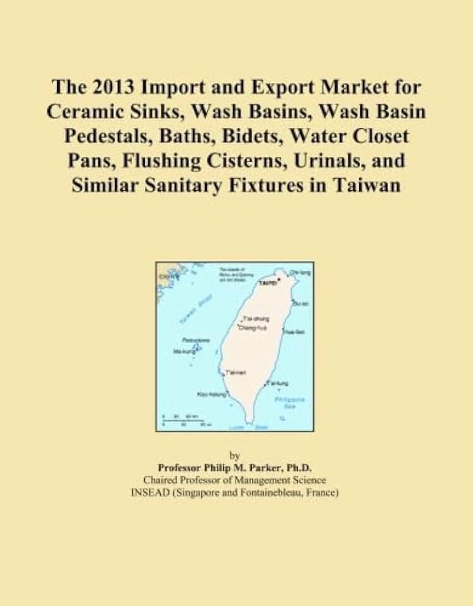 2013 Import and Export Market for Ceramic Sinks, Wash Basins, Wash Basin Pedestals, Baths, Bidets, Water Closet Pans, Flushing Cisterns, Urinals, and Similar Sanitary Fixtures in Taiwan