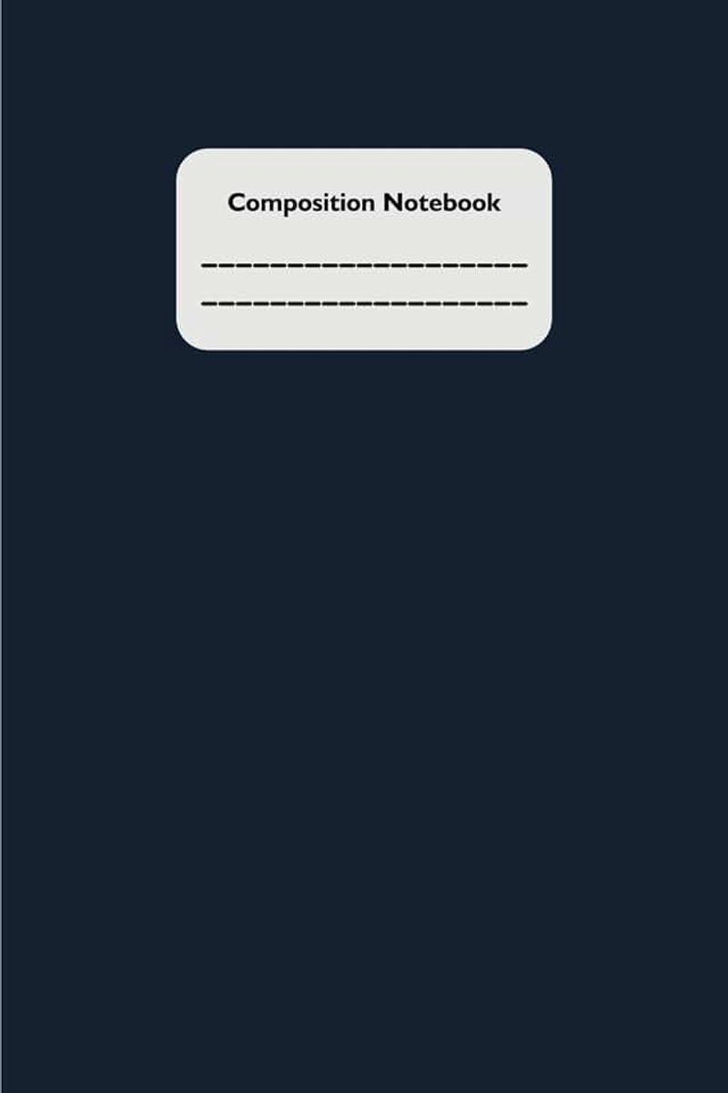 Unicolor cover (Indigo) 6" x 9" 100 pages