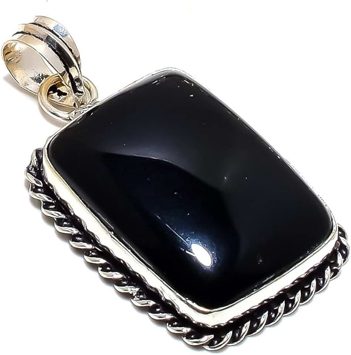 Handmade Pendant 2-2.5" Long For Girls Woman's Sterling Silver Plated Jewelry From Kashish